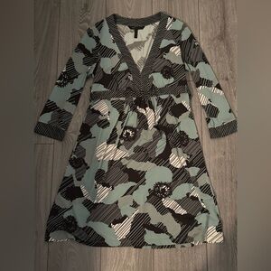 BCBGMaxAzria Camouflage Pattern Dress